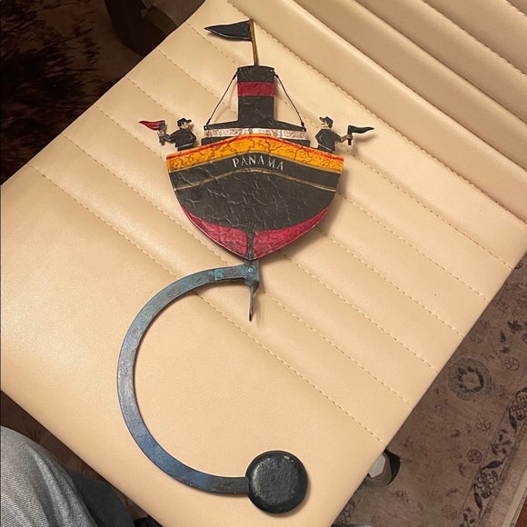 Decorative Pirate Ship Metal Art - Picture 6 of 8